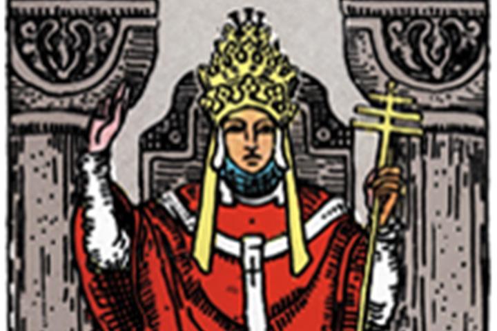 Major Arcana cards：V The Hierophant