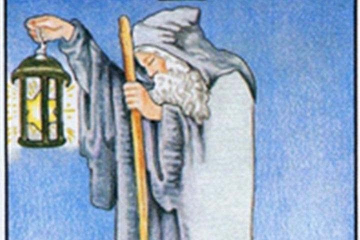 Major Arcana cards：IX The Hermit