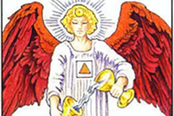 Major Arcana cards：XIV Temperance